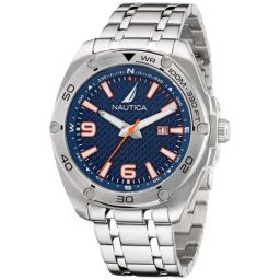 NAUTICA Tin Can Bay Men Blue Round Dial Analog Watch - NAPTCF203-18