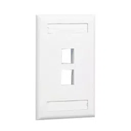 PANDUIT Faceplates VERTICAL FACEPLATE, 2 MODULE, WHITE, NK2FWHY-picture-3