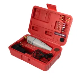 Amici Tools Electric Grinder Tool Kit 12 V DC 12000 RPM with 14 Pcs Accessories-48