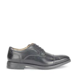 Pavers England Men's Black Derby Shoes-image-77