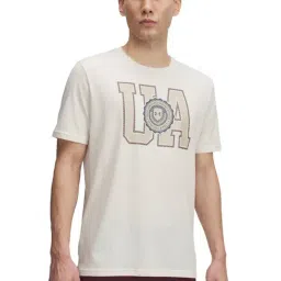 Under Armour White Regular Fit Printed Sports T-Shirt-picture-13
