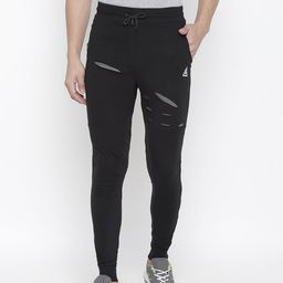 Aesthetic Bodies Men Black Slim Fit Solid Joggers-image-32