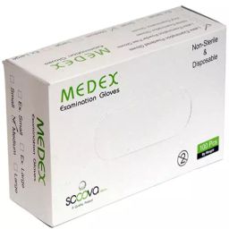 Medex Examination Hand Gloves Disposable Latex Rubber White Size XS (Pack of 50 Pair)-image-60