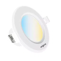 Wipro Garnet 8 W Round LED Down Light CCT Colour,D520800-14