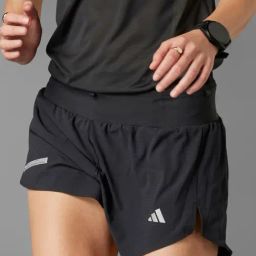 adidas Black Logo Print Sports Shorts-image-33