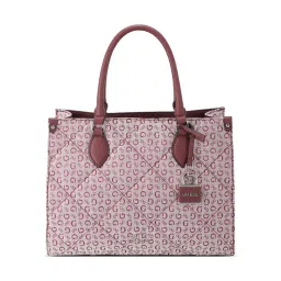 guess fashion Guess Polyurethane Wine Printed Women Holden Tote Bag-picture-3