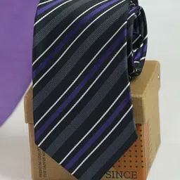 Tossido Men Striped Microfiber Broad Tie-22