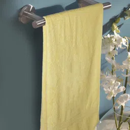 Portico New York Unisex Yellow 450 GSM Cotton Bath Towel-image-15