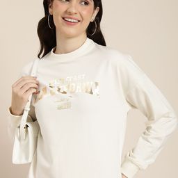 HERE&NOW Typography Printed Round Neck Sweatshirt-picture-20