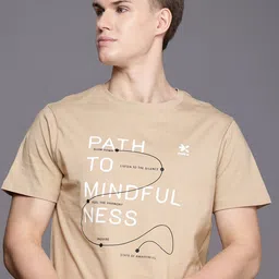 HRX by Hrithik Roshan Typography Printed Pure Cotton Yoga T-shirt-picture-40