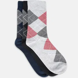 BYFORD by Pantaloons Men Pack Of 3 Patterned Above Ankle-Length Socks-54