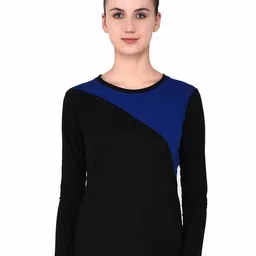 BEYOU FASHION Women Colourblocked Pockets Slim Fit T-shirt-image-74