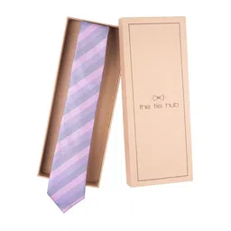 The Tie Hub Men Striped Broad Tie-image-45