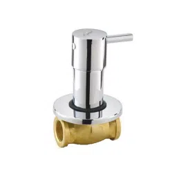 Aquieen Fluid Silver Chrome Finish Concealed Stop Cock with Wall Flange, AQN 464-image-24