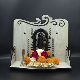 OLIVE TREE Grey Textured Wooden Home Temple-picture-16