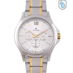 Titan Workwear Men Silver Analogue watch NL1698BM01-37