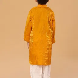 The Mini Trunk Boys Solid Kurta with Pyjama image 4
