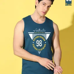 WOOSTRO Men Typography 2 Printed Pockets Slim Fit T-shirt-image-68