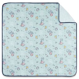 Haus & Kinder Spacewalk 100% Cotton Muslin Reversible Blanket for New Born Baby-image-65