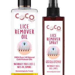 Coco Crush Natural Anti-Lice Duo: Lice Remover Oil, 100 ml & Hair Spray, 100 ml; Kills Lice, Eggs & Nits (200 ml)-image-64