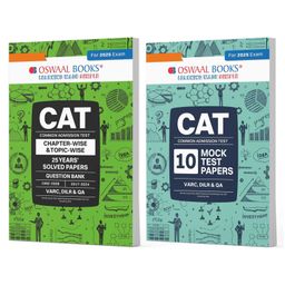 Oswaal Books CAT 25 Years' Solved Papers + 10 Mock Test Papers (Set of 2 books) | For 2025 Exam-11