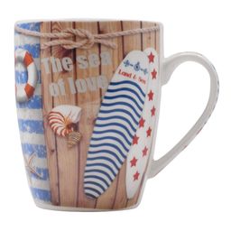 Kookee Printed Ceramic Coffee or Tea Mug with handle - 325ml (BPM3030-G-B) image 2