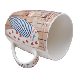 Kookee Printed Ceramic Coffee or Tea Mug with handle - 325ml (BPM3030-G-B) image 4