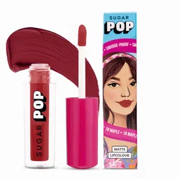 SUGAR POP 8 Hour Stay Non-Drying & Smudge Proof Matte Lipcolour 1.6 ml - Maple 18-0