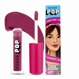 SUGAR POP 8 Hour Stay Non-Drying & Smudge Proof Matte Lipcolour 1.6ml - Rosewood 10-5