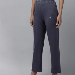 Van Heusen Women Slate Solid Wide Leg Opening Functional Pocket Lounge Pyjamas-18