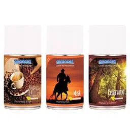 Airance 250 ml Each Coffee, Musk & Cedarwood Spray Air Freshener Automatic Spray (Pack of 3)-image-72