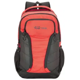 The Vertical Journey 25 Ltrs Red & Black Large Laptop Backpack-27