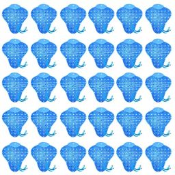 Zureni Urinal Pot Mat Anti-Splash Deodorizer Spatter Amber Sandalwood Fragrance For Bathroom and Restroom, ZU-USFS-030AB (Pack of30)-image-98