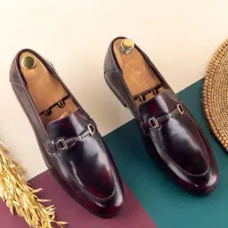 Griffin Men's Wine Formal Loafers-image-14