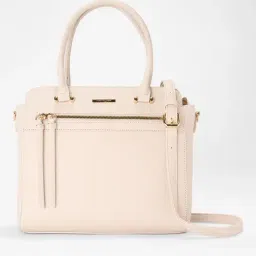 Forever Glam by Pantaloons Pink Textured Medium Handbag-picture-17