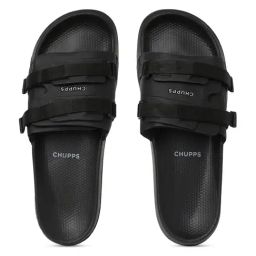 Chupps Men's Element ErgoX Plus Black Slides-picture-30