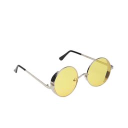 CRIBA Unisex Yellow Lens Round Sunglasses with UV Protected Lens CR_RND_CUP-16