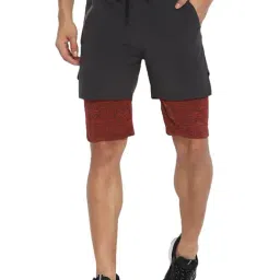 OFF LIMITS Grey Regular Fit Shorts-69