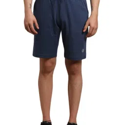 Parx Blue Regular Fit Shorts-image-76