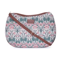 ZOUK Hooghly Nouveau Structured Multicolor Printed Shoulder Bag image 1