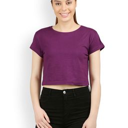 appulse Women Purple Solid Top-image-81
