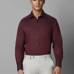 Louis Philippe Maroon Regular Fit Shirt-image-68