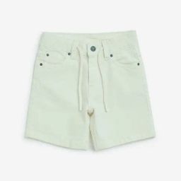 HOP Kids by Westside Off-White Mid-Rise Shorts-image-21
