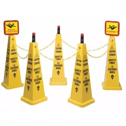 TOUGH GUY 26 inch 4 Sided Printed Safety Cone Kit, 6VKT0-image-43