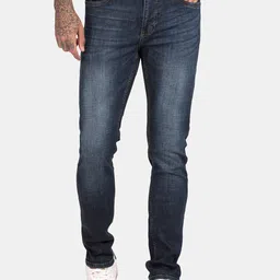 RUG WOODS Men Blue Light Fade Stretchable Jeans-picture-14