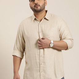 Sztori Men Plus Size Original Multi Stripes Opaque Casual Shirt-picture-16