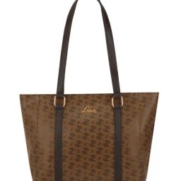 Lavie Mono LL Veronica Coffee Logo Leather Small Tote Bag-image-51