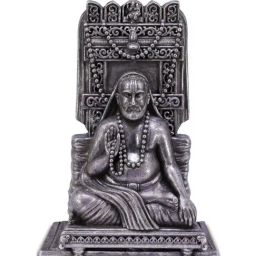 Joyalukkas Raghavendra Swami 925 Silver Idol - 89 gm-image-23