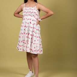 TWEENY MINI Floral Print Fit & Flare Dress-image-36