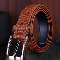 INVICTUS Men Textured Slim Belt-image-76